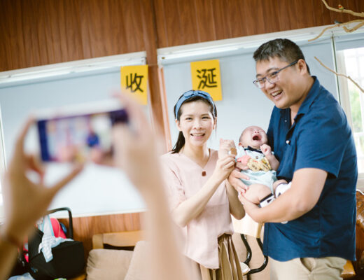 收涎紀錄,親子寫真,雙子小姐