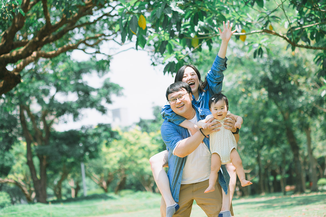 親子寫真,自然風格,大安森林公園外拍,雙子小姐